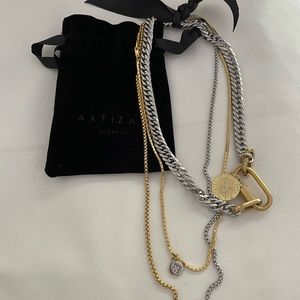 Artizan Joyería - layered Taurus necklace